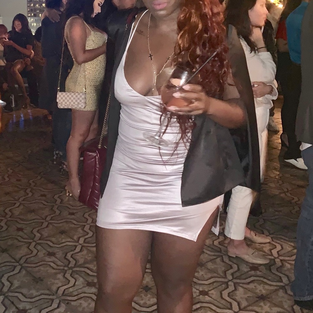 Grey tank dress